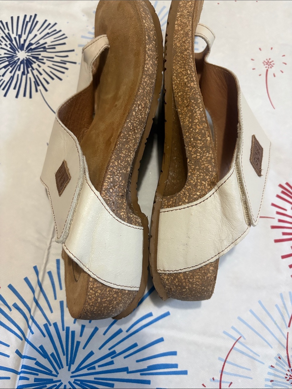 TAOS. LOOP SANDALS OFF WHITE - Picture 5 of 11